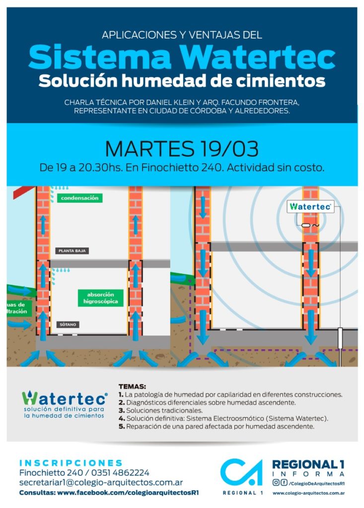 Watertec Colegio Arquitectos Córdoba