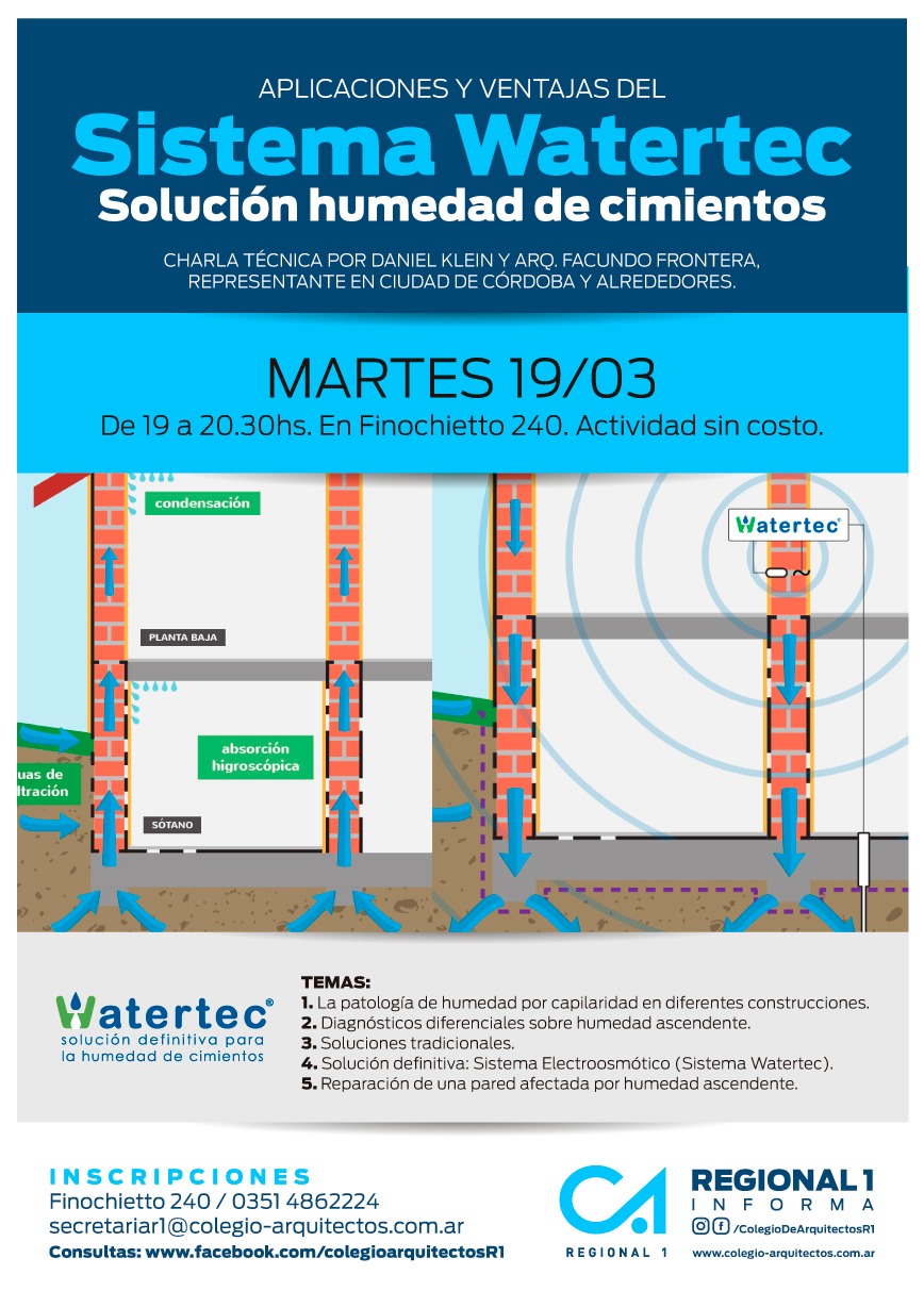 Watertec Colegio Arquitectos Córdoba