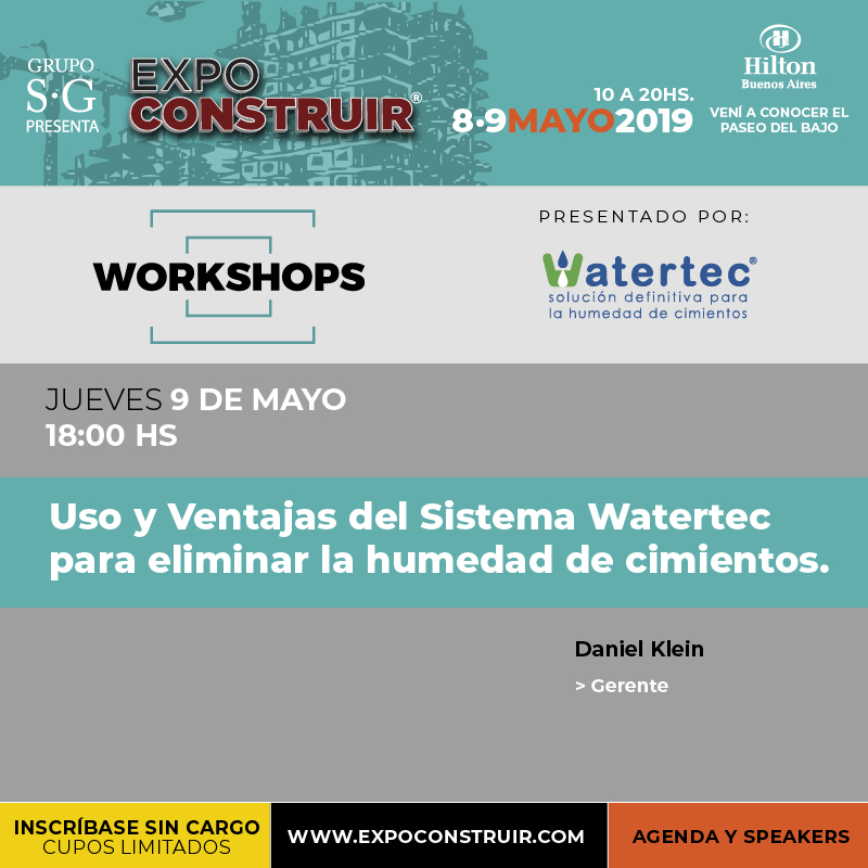 Workshop Watertec Expoconstruir